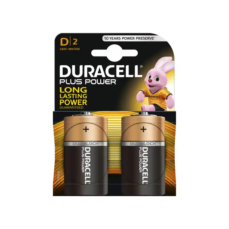 Populaire PILE D2 LR20 DURACELL PLUS POWER LONG LASTING POWER