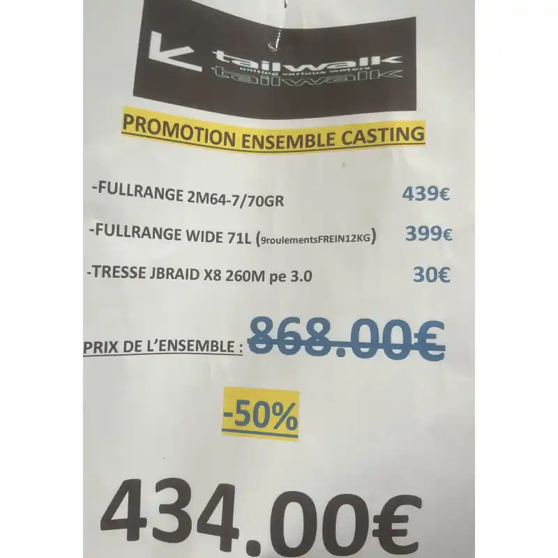 Achat Immédiat -FULLRANGE 2M64-7/70GR-FULLRANGE WIDE 71L TRESSE JBRAID X8 260M pe 3.0