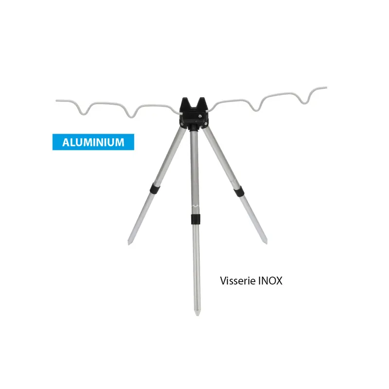 TREPIED ALUMINIUM ANODISE BLEU FLASHMER Produit De Marque