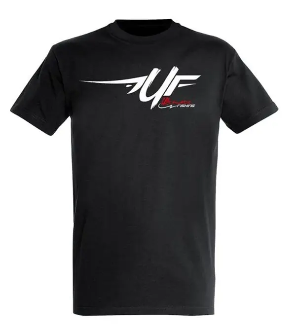 Commande En Gros T-shirt Ultimate Fishing Noir