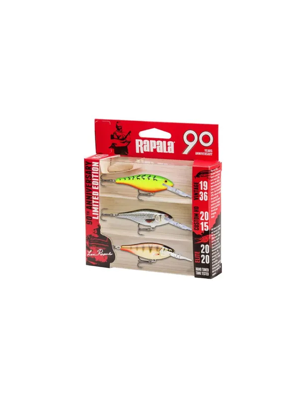 Satisfait Ou Remboursé Kit RAPALA shad rap 90th anniversaire- mid bright