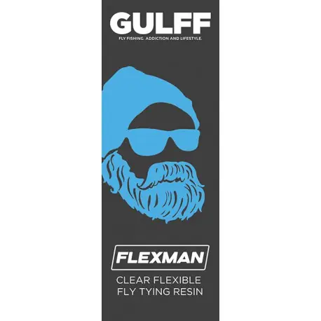 Commander Maintenant Résine GULFF Fleximan Clear Flexible15ml Fly Tying Resin
