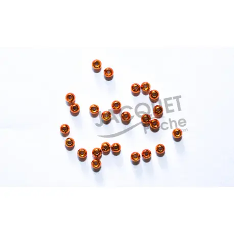 Affaire À Saisir Bille Laiton JMC Orange Métalique 3.2mm 25 pcs