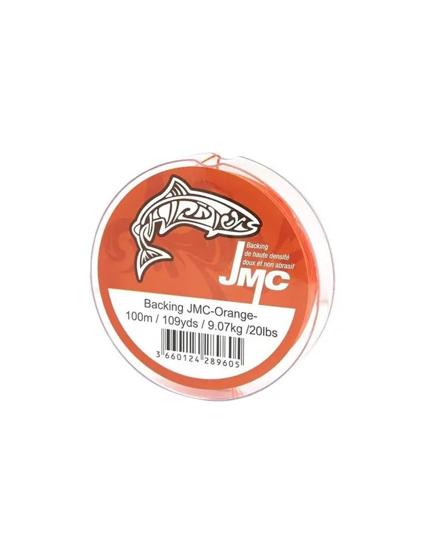 Backing JMC Orange 100m 13.6kg 30lb Retour Gratuit