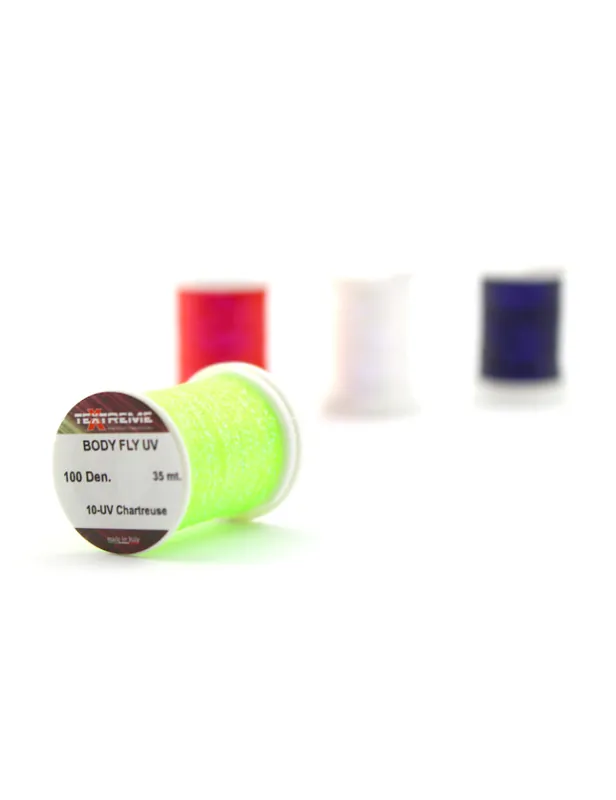 UV Body fly TEXTREME Blanc Fluo 170 Den. 35Mt Commander Maintenant