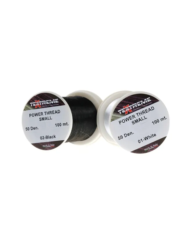 Dernier Modèle Power Thread TEXTREME Small Noir 50 Denier 100Mt