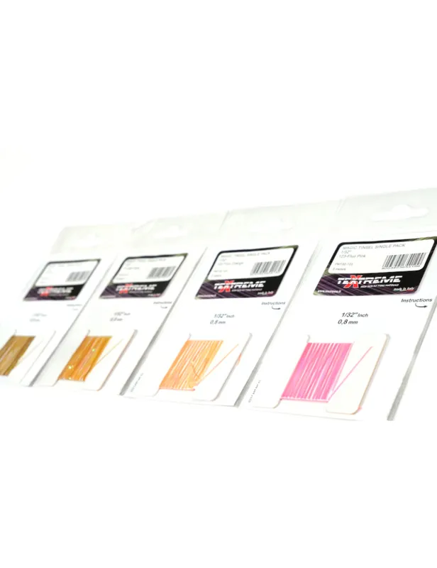 Vente Flash Magic Tinsel TEXTREME Single Pack Pearl Rainbaw 1/32&Prime;