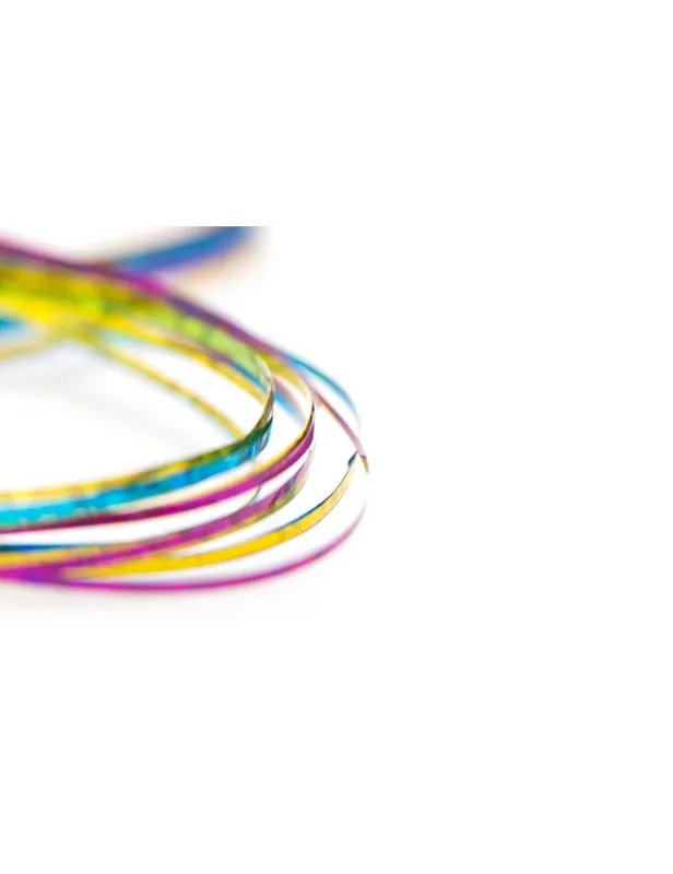 Vente Flash Holographic Fibers TEXTREME H154 Holo Blue 1/32&Prime;