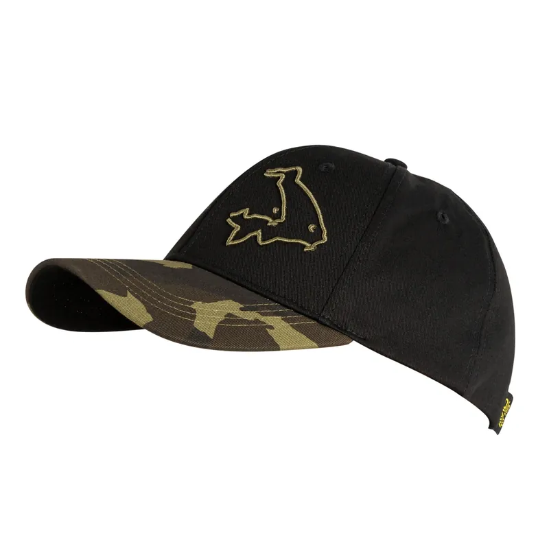 Avid Carp Black and Camo Cap Nouveauté