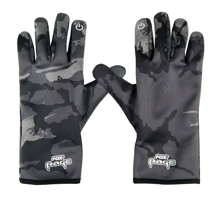 Livraison Gratuite Gants Fox Rage Thermal Camo Gloves