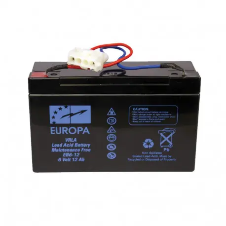 Remise Batterie plomb ANATEC 6v 12Ah