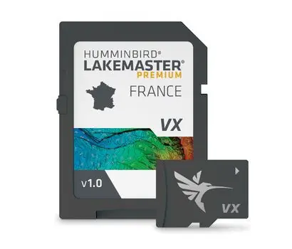 Remise Carte detaillee des principaux lacs francais Humminbird LakeMaster