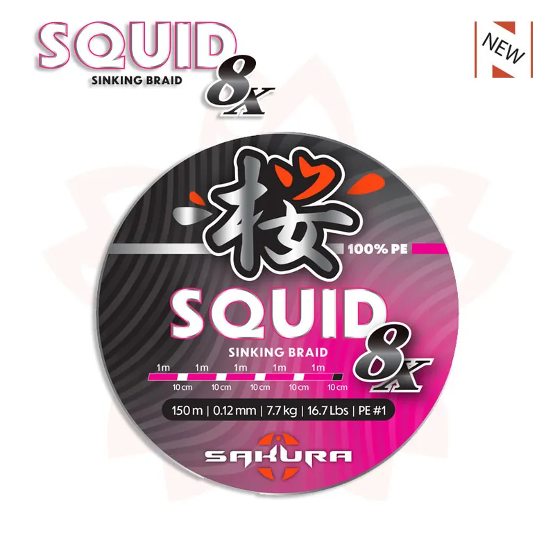 Tresse Sakura Squid 8X 150m Prix Réduit