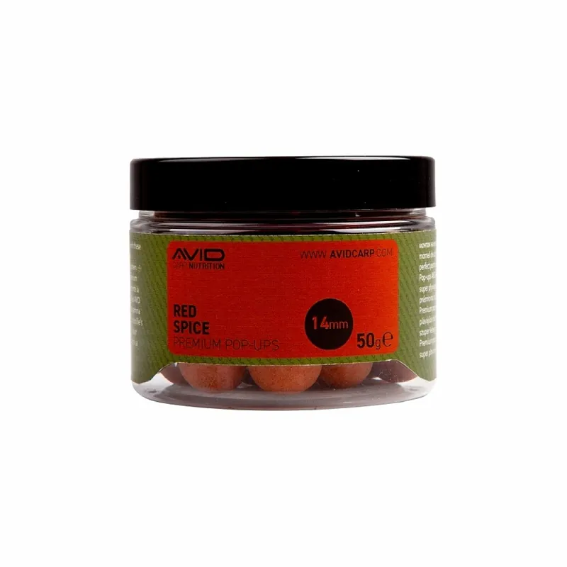 Certifié Avid Carp Red Spice Pop-Ups
