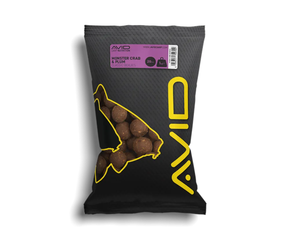 Offre Limitée Avid Carp Monster Crab & Plum Boilies
