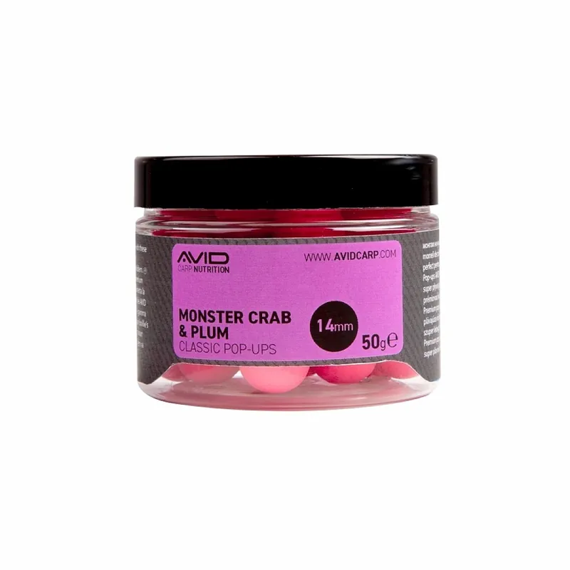 Avid Carp Monster Crab & Plum Pop-Ups Soldes