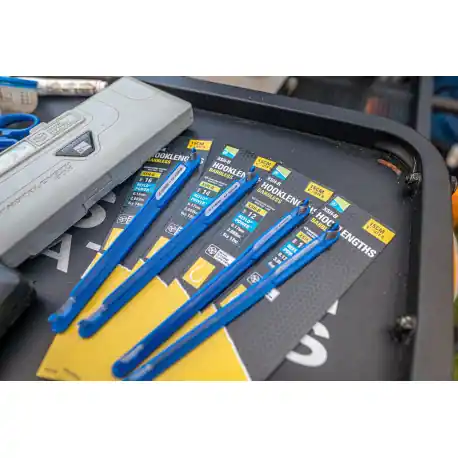 Certifié Hameçons monté PRESTON XSH-B barbless- 0.17mm – 3.088 kg – taille14 – 15cm