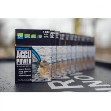 Soldes Nylon PRESTON Accu power – 0.16mm – 2.400 Kg