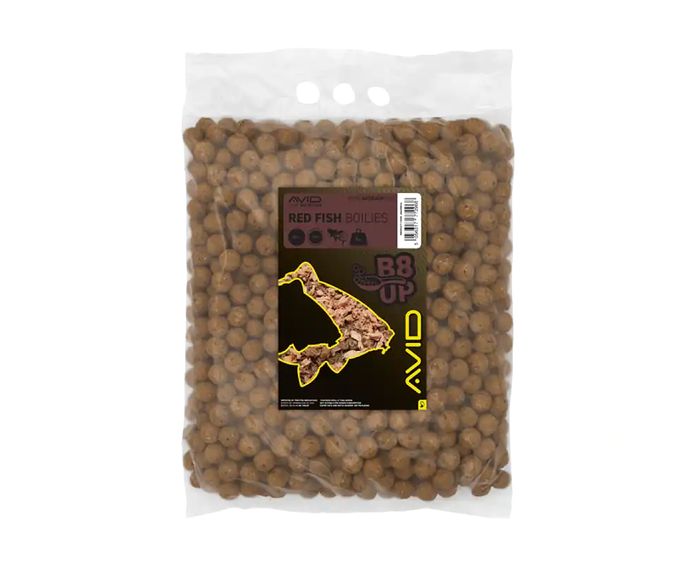 Retour Gratuit Avid Carp B8-Up Red Fish Boilies