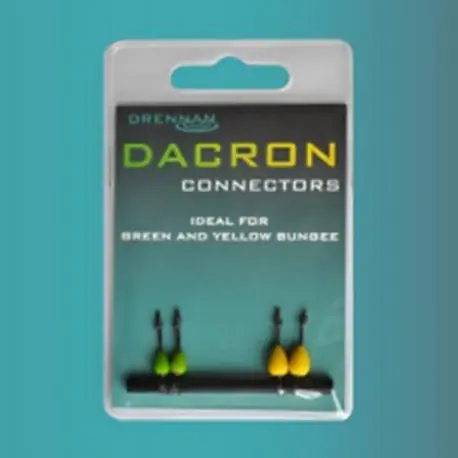 Dacron connectors DRENNAN pour élastiques Vert Expédition Rapide