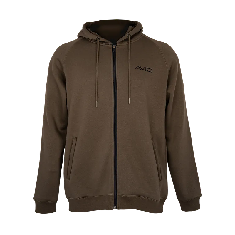 Usine Directe Avid Carp Compound Zip Hoodie – Brown