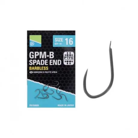 Super Prix Hameçons à palettePRESTON GPM-B sans ardillions – N°14
