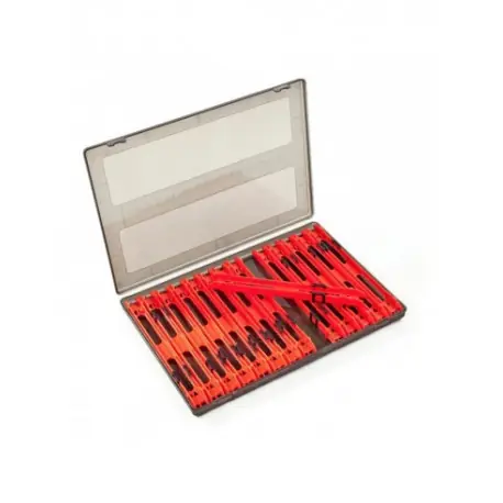 Boite à plioirs Preston Red slider winders avec plioirs de 18 cm Promotion