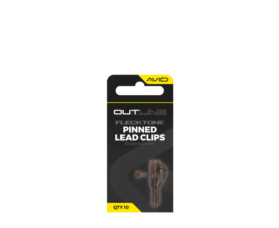 Meilleur Choix Avid Carp Outline Flecktone Pinned Lead Clips