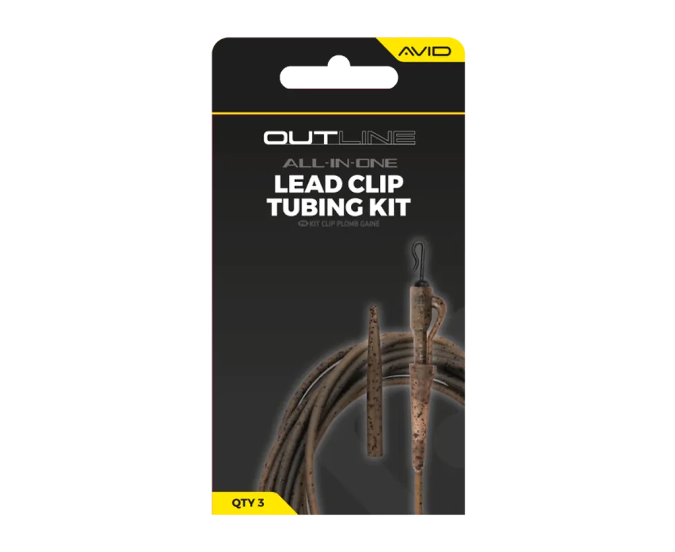 Promotion Saisonnière Avid Carp Outline Lead Clip Tubing Kit