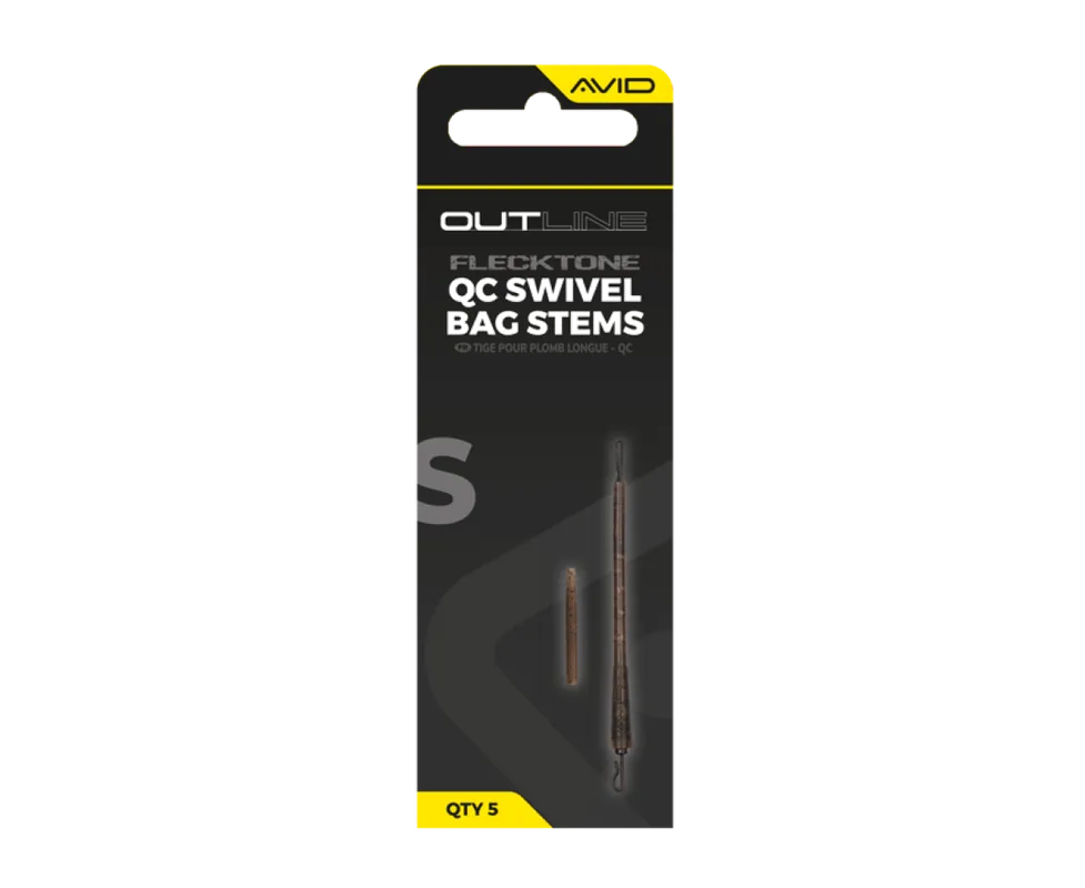 Prix Bas Avid Carp Outline Flecktone QC Swivel Bag Stems