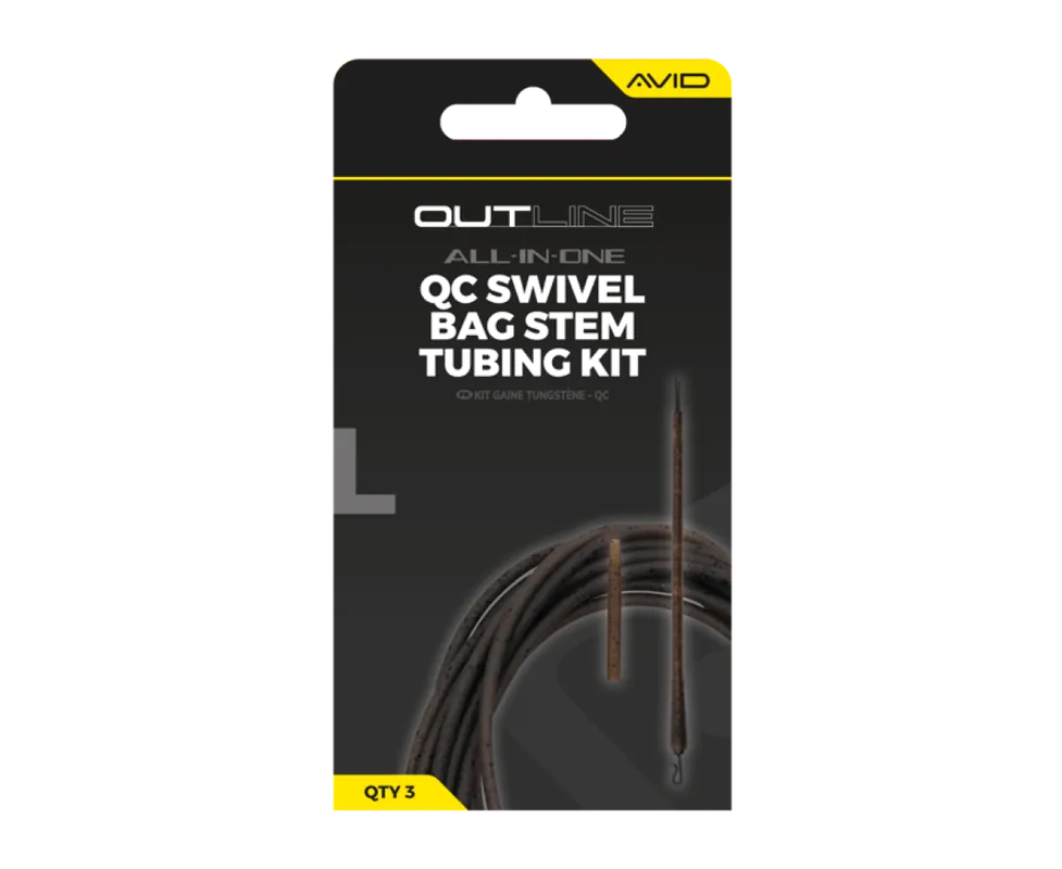 Meilleure Vente Avid Carp Outline QC Swivel Bag Stem Tubing Kit