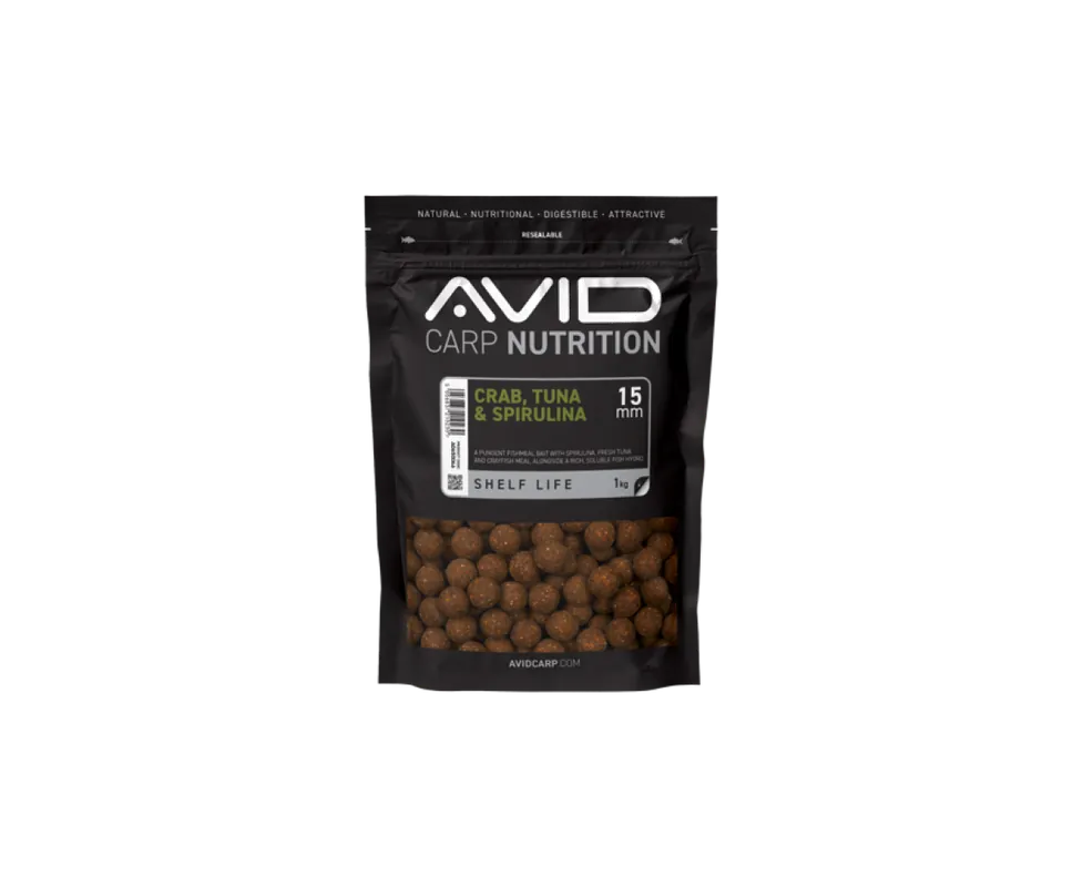 Promotion Saisonnière Avid Carp Crab, Tuna & Spirulina Boilies