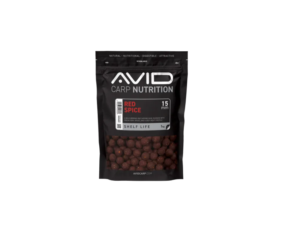 Nouvel Arrivage Avid Carp Red Spice Boilies