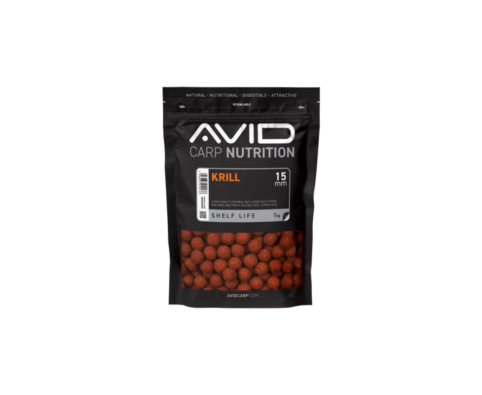 Avid Carp Nutrition Krill Boilies Réduction
