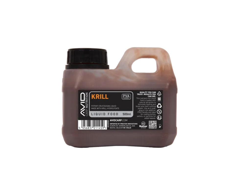 Avid Carp Krill Liquid Food Dernière Chance