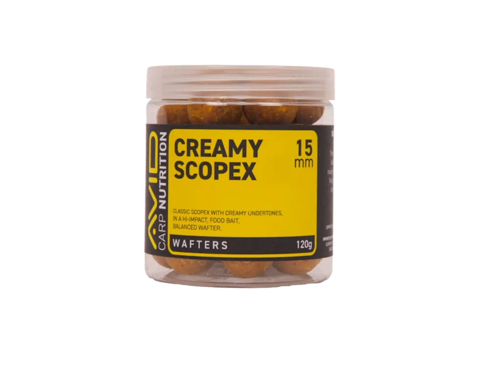 Avid Carp Creamy Scopex Wafter Haute Qualité