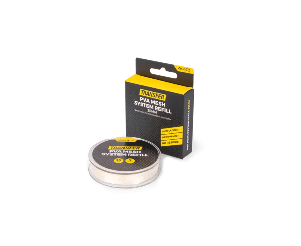 Prix Réduit Avid Carp Transfer PVA Mesh System Refill 35mm / 7m