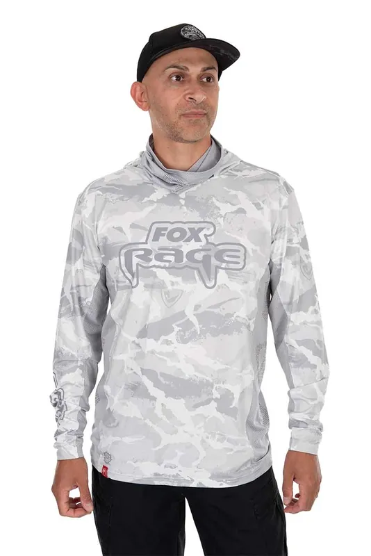 T-Shirt UV Fox Rage Hooded Light Camo Retour Gratuit