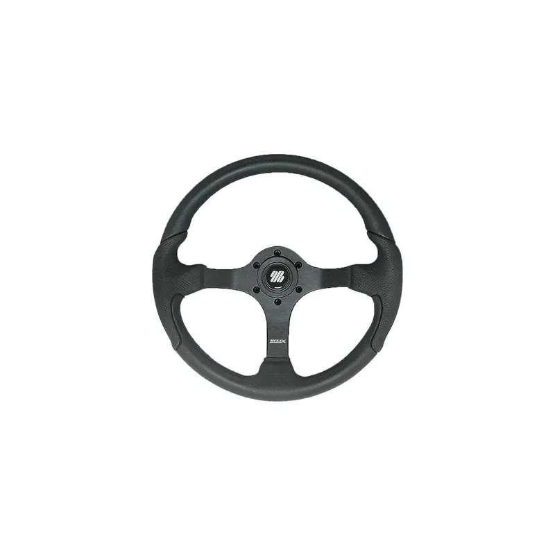 Haute Qualité Polyurethane boat steering wheel Ø 350 mm, 3 aluminum spokes