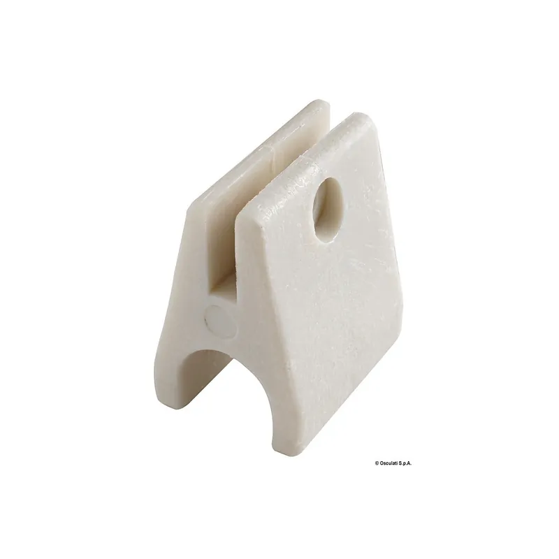 Tappo terminale in nylon bianco per tubi da 22 mm Livraison Express