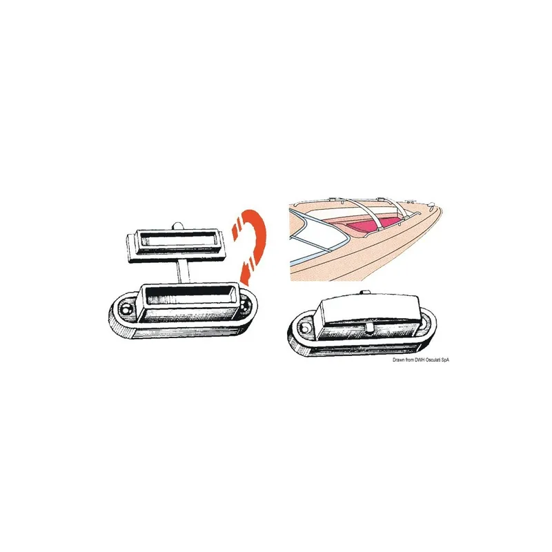 Acheter Direct Tappo in ottone cromato per teloni 67×14 mm