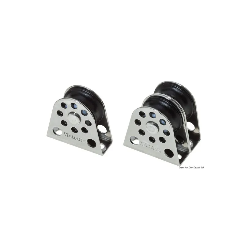 Acheter Direct Puleggia verticale singola per estremità da 6 mm