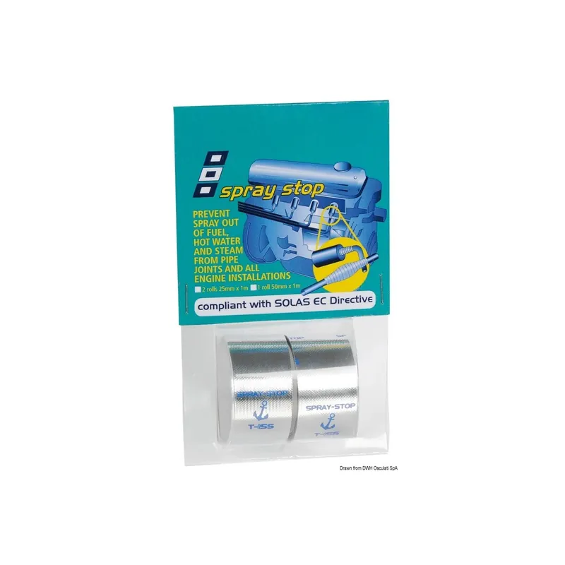 25 mm Nastro Spray Stop Prix Réduit