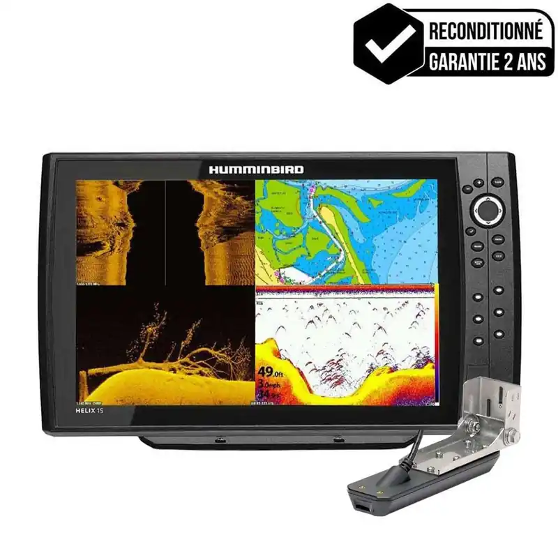 Marque Helix 15 G4N CHIRP MEGA SI+ + transom probe – Refurbished