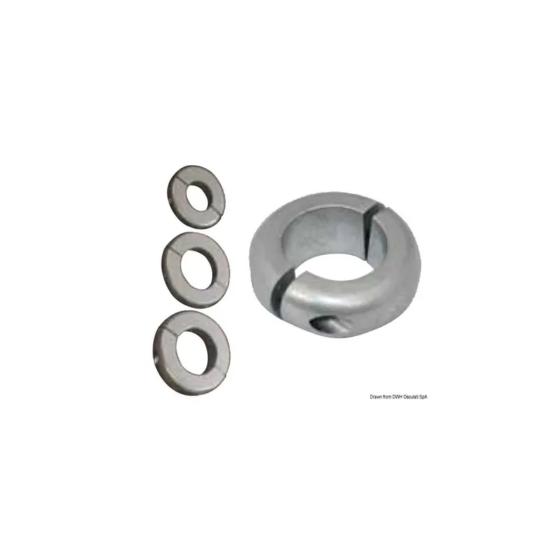 Aluminium Wellenschelle Achse 19 mm (3/4&Prime;) Promotion Saisonnière