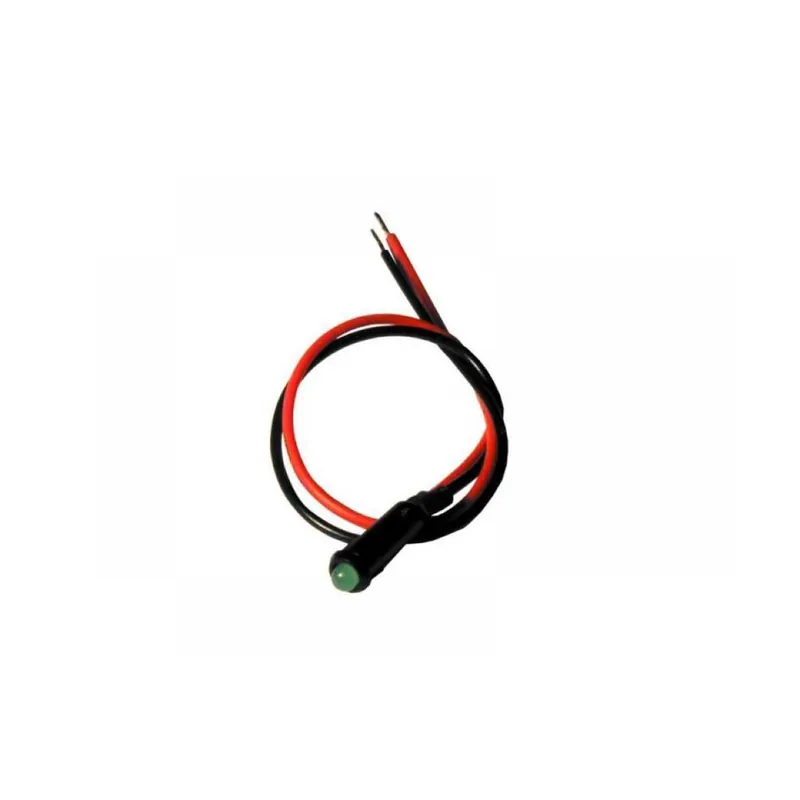 Green Led indicator 12/24V Meilleur Prix
