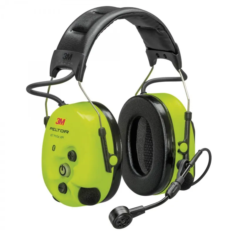 Usine Directe Casque antibruit serre-tête à modulation sonore en stéréo, Bluetooth, PTL et VOX + micro