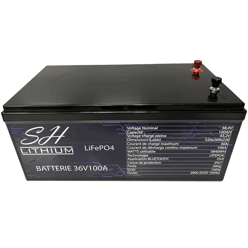 Commander Maintenant Batterie lithium LifePo4 36V