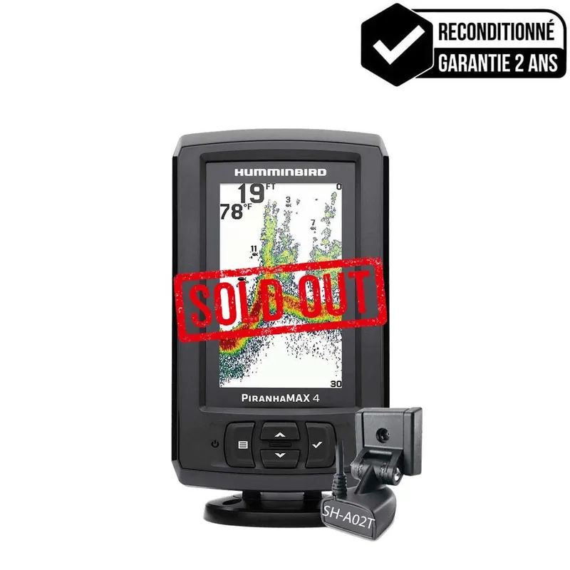 Depth sounder Piranha Max4 + transom probe – Refurbished Acheter En Ligne